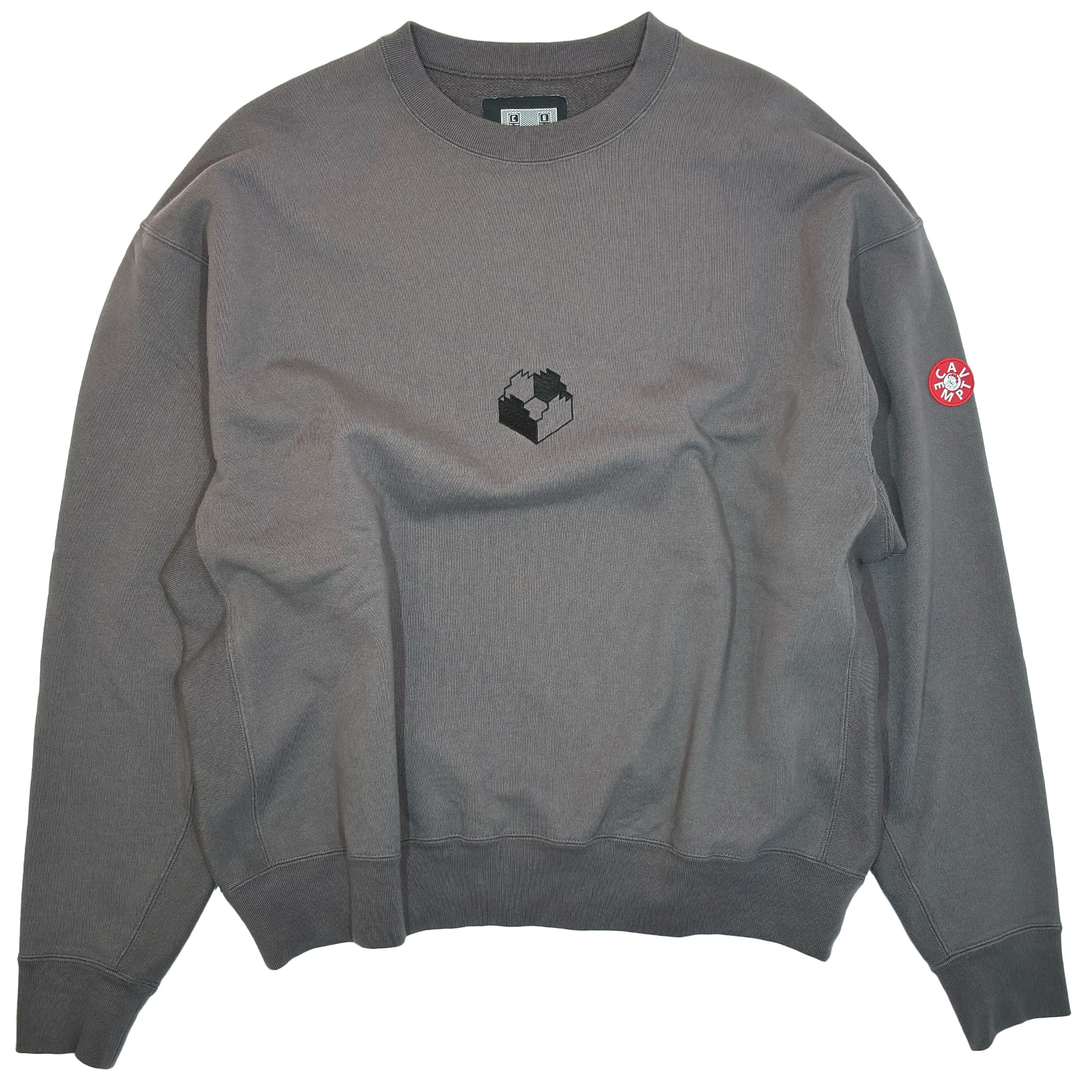 Cav Empt Zig Model Crew Neck Charcoal