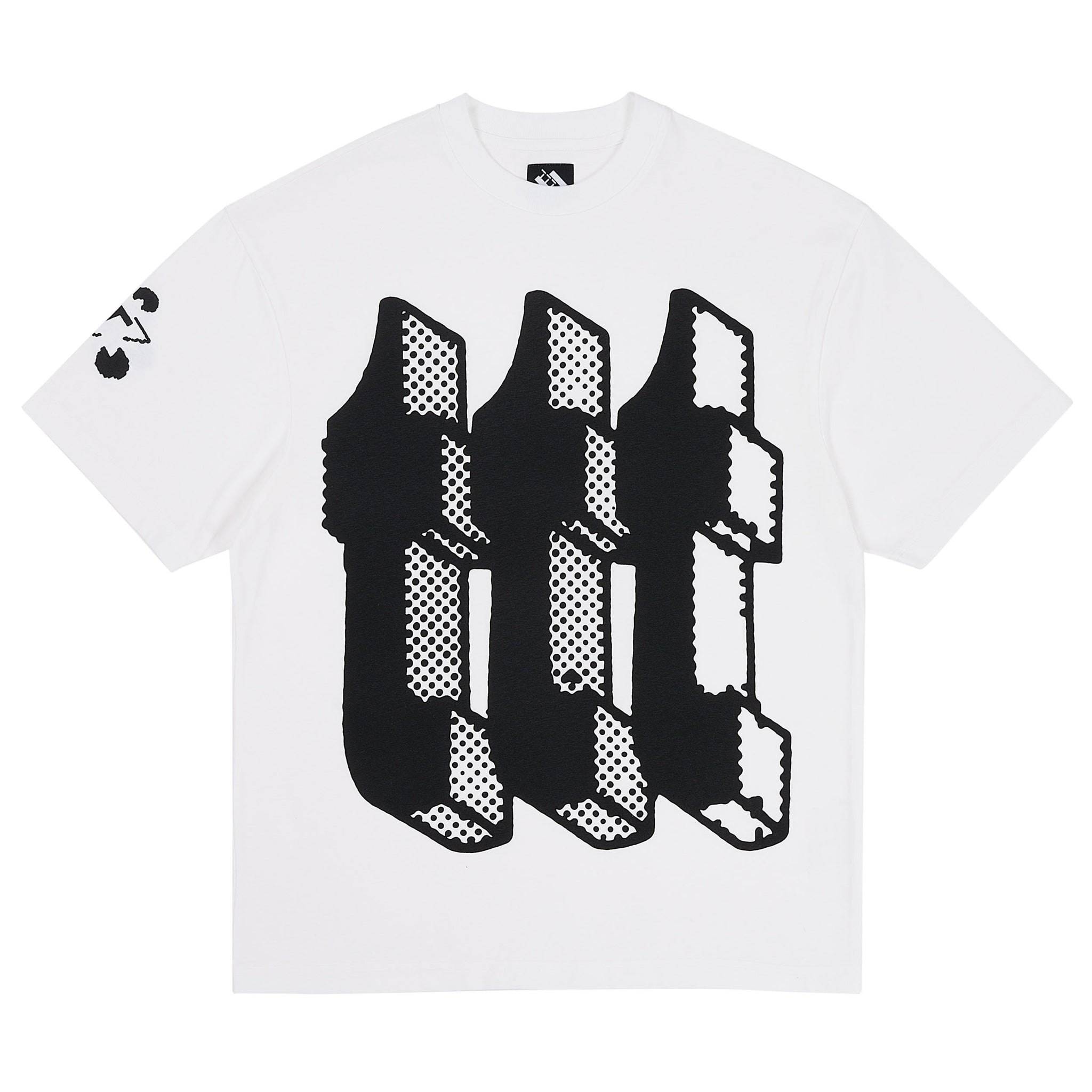 The Trilogy Tapes Degrading Dots T-Shirt White