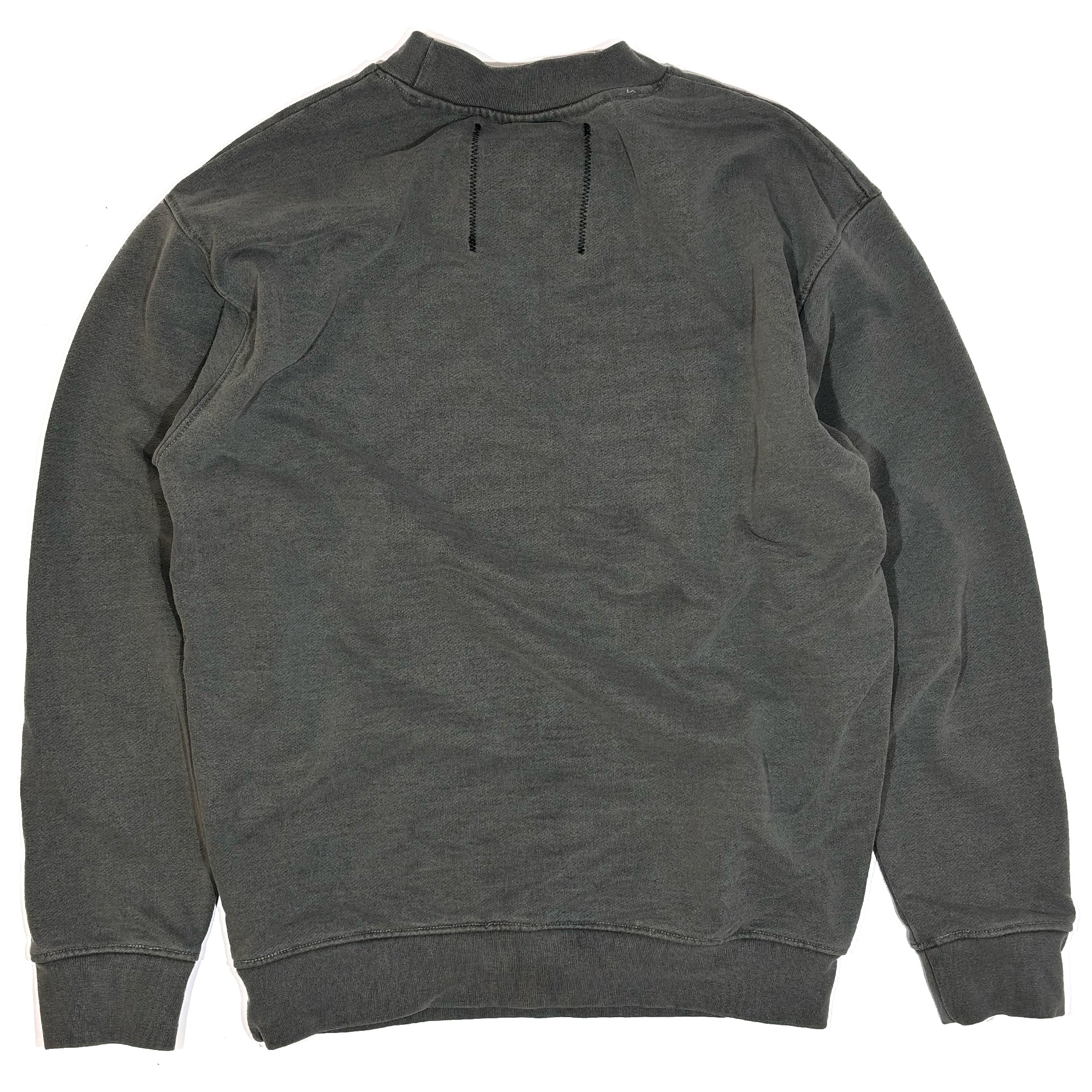 Chocka Heavy Weight Sweatshirt Over Dyed Grey