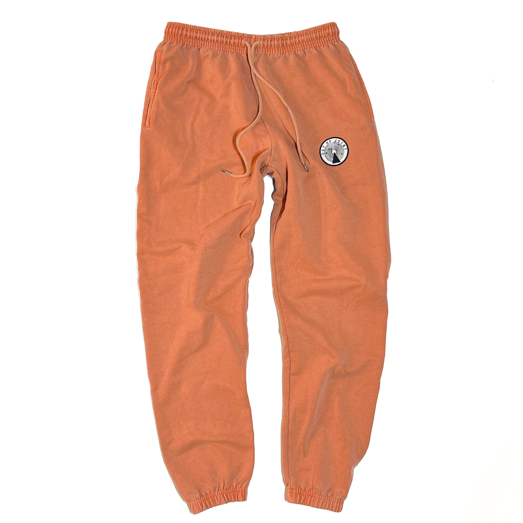 Out Of Joint Embroidered Shop Logo Heavy Weight Tracksuit Bottoms Marmalade