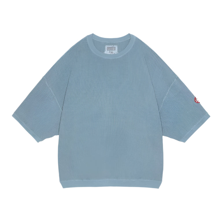 トップス C.E WIDE RIB CUT CREW NECK Women's Long Sleeve Crew Neck Cutout Chest Sweater Trendy
