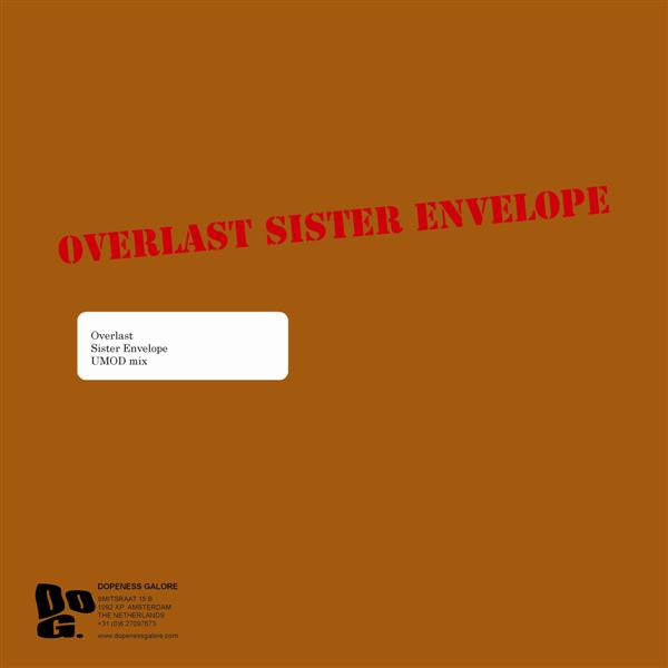 Overlast : Sister Envelope / The Glasspaper (12")
