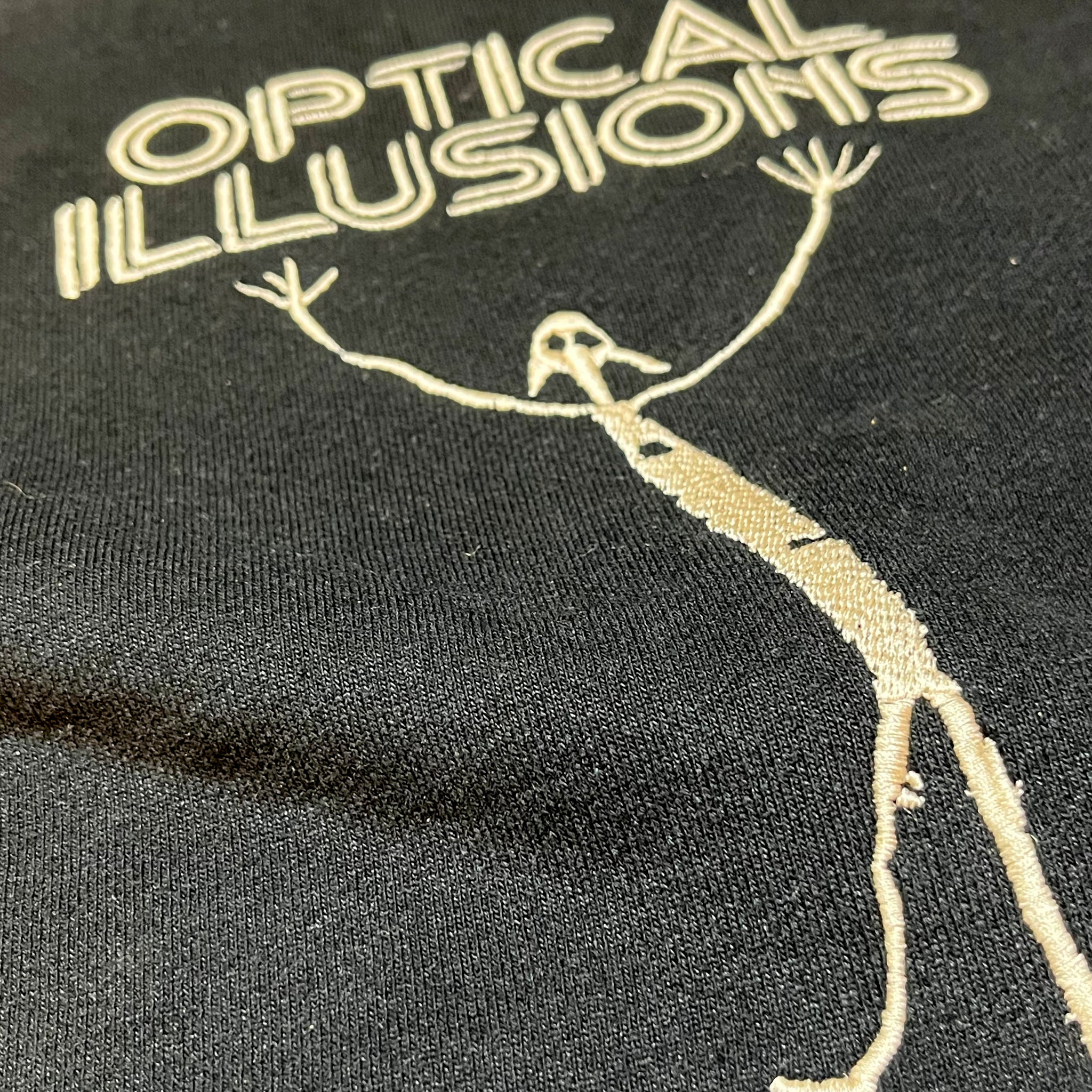 Optical Illusions Heavy Weight Sweatshirt Black