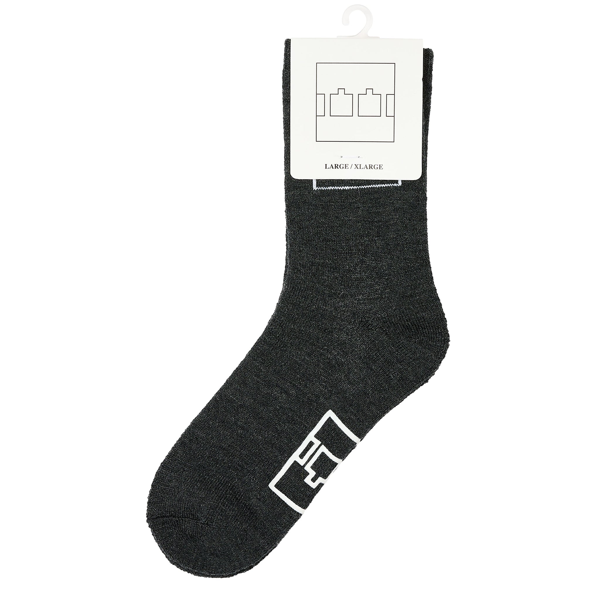The Trilogy Tapes Come Down Socks Charcoal