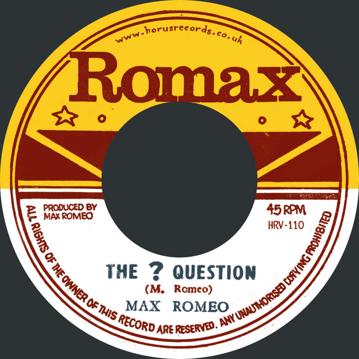 Max Romeo / Ron Wilson - The ? Question / Rat Poison