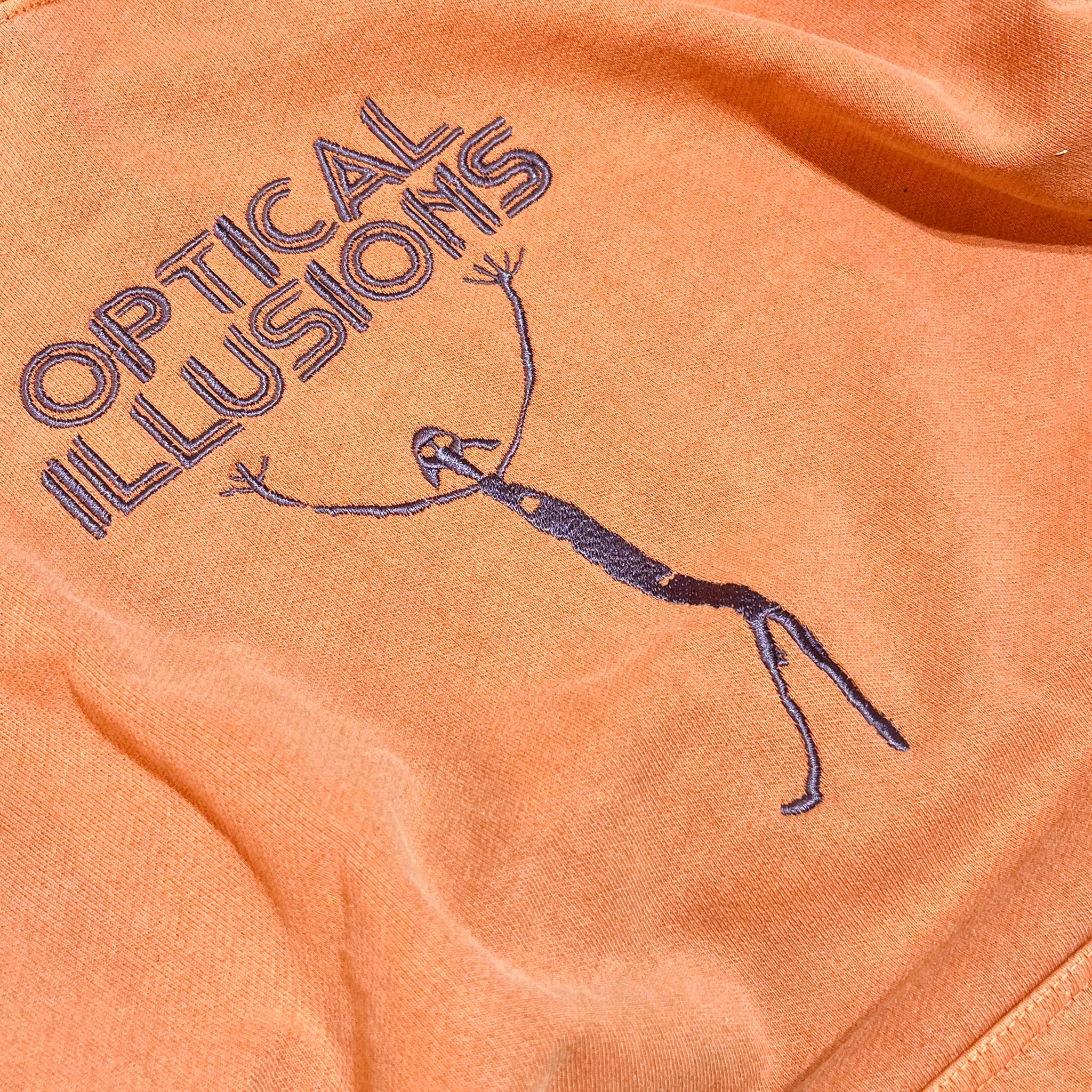 Optical Illusions Heavy Weight Hoody Marmalade