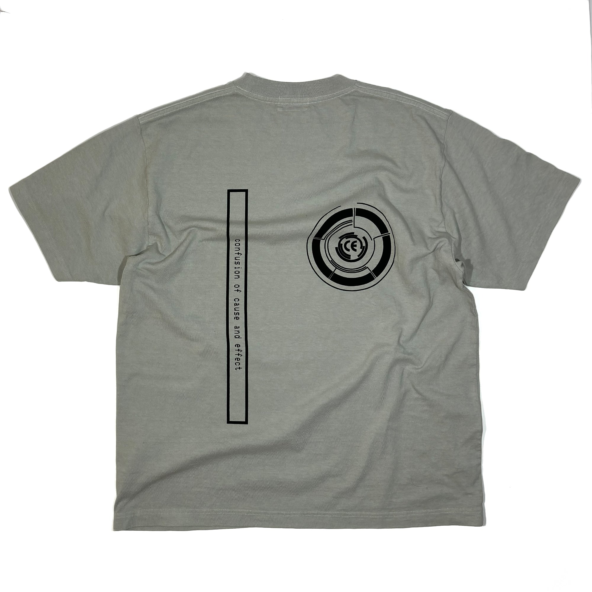 Cav Empt Overdye Cause And Effect T-Shirt Grey