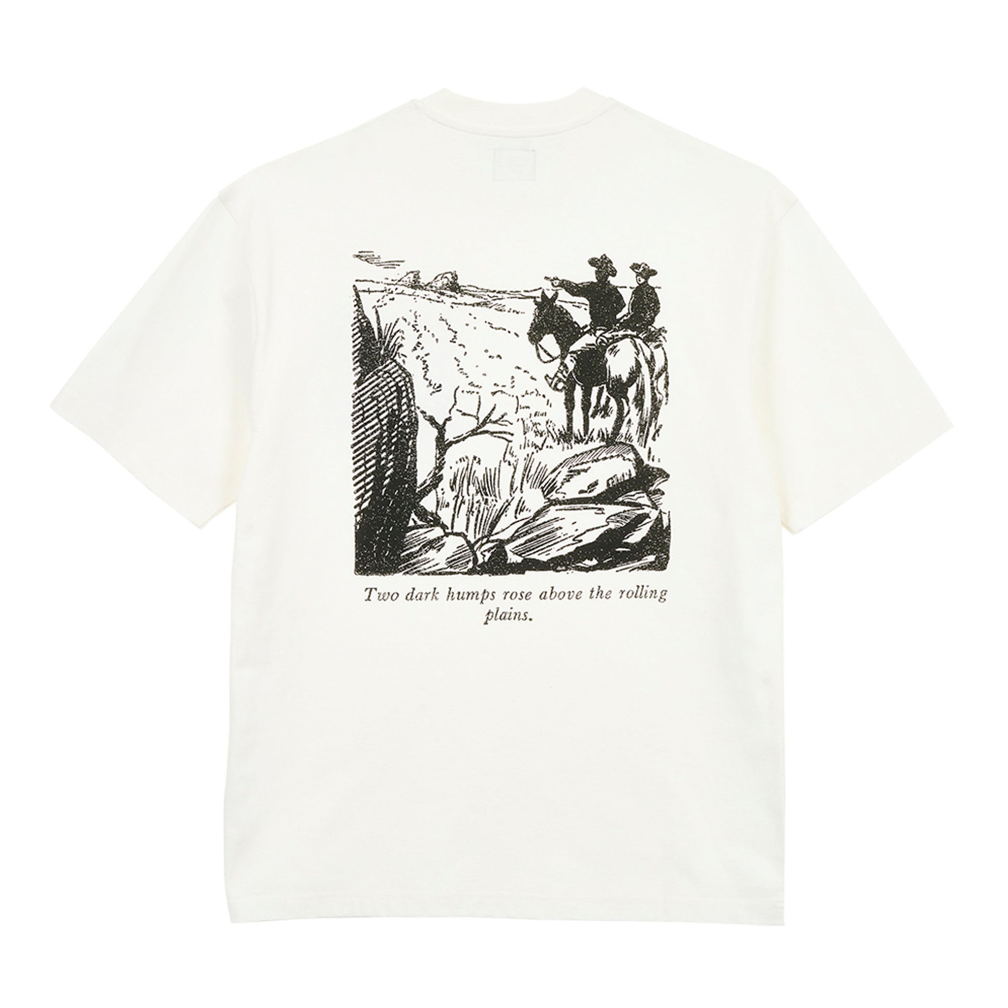 The Trilogy Tapes Two Dark Humps T-Shirt White