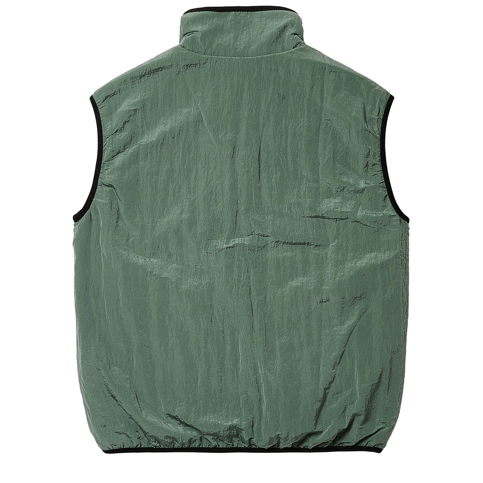 The Trilogy Tapes Reversible Fleece Gilet Mint / Black
