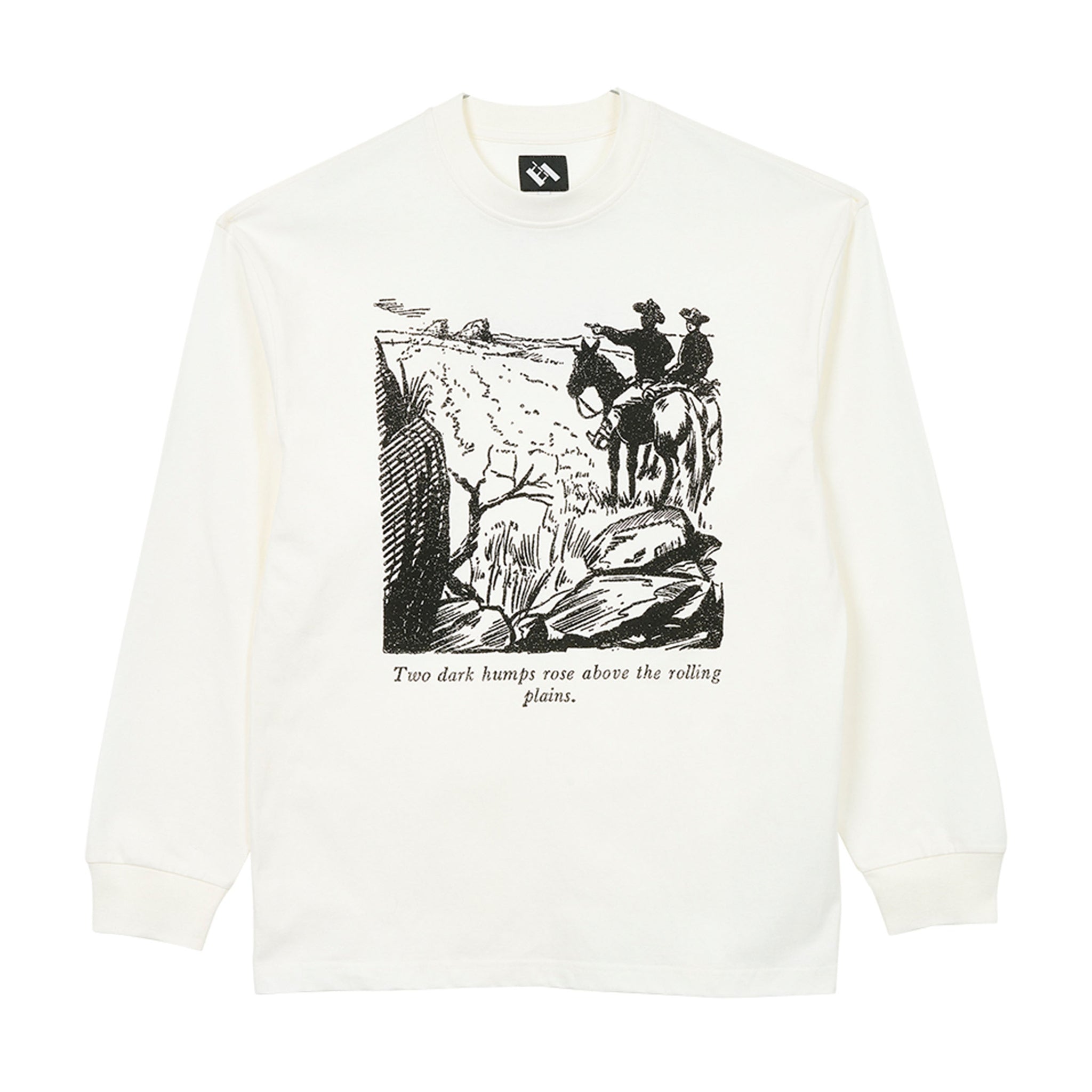 The Trilogy Tapes Two Dark Humps Longsleeve White