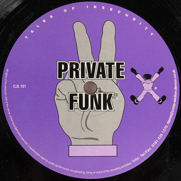 Private Funk : Tales Of Insecurity (12")