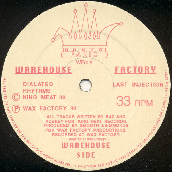 Panic : Dialated Rhythms / Last Injection (12")