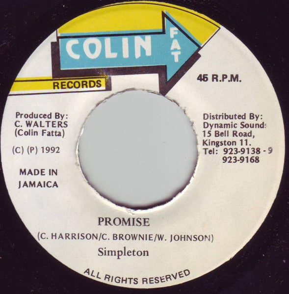 Simpleton : Promise (7")