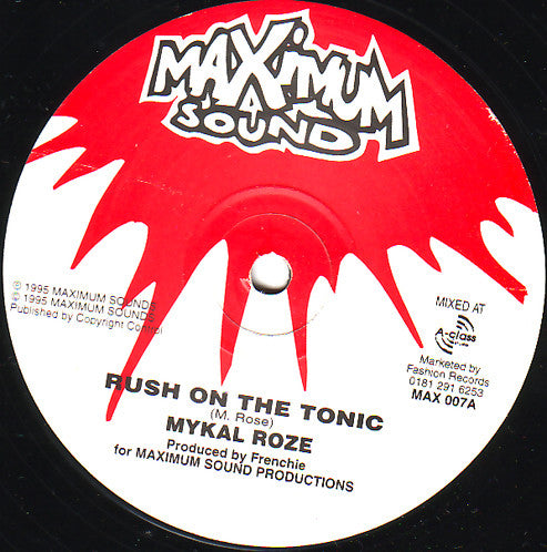 Mykal Roze* : Rush On The Tonic (12")