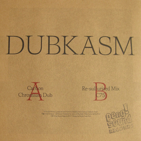 Dubkasm : Concrete And Steel (12", Ltd, Han)