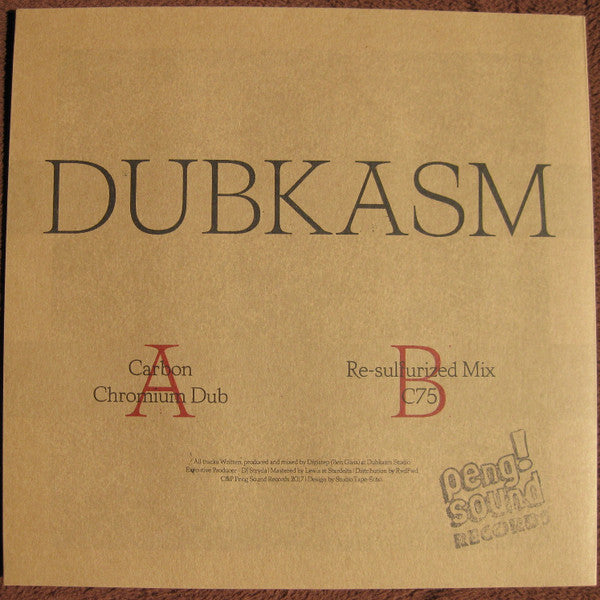 Dubkasm : Concrete And Steel (12", Ltd, Han)