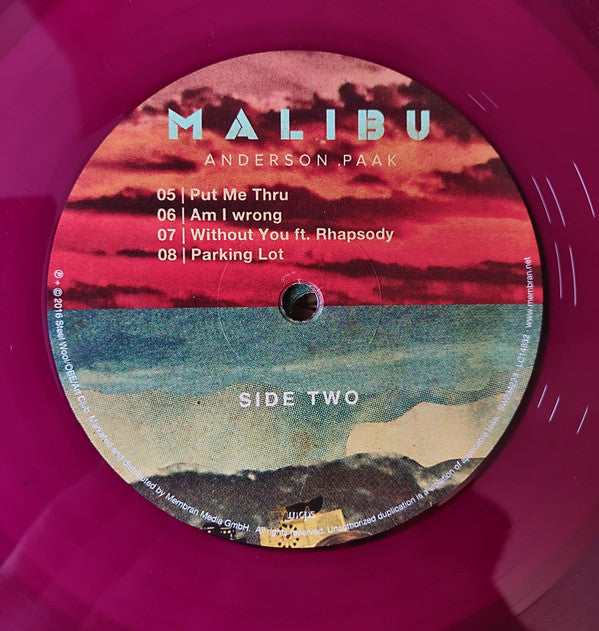 Anderson .Paak : Malibu (2xLP, Album, Ltd, RP, Vio)