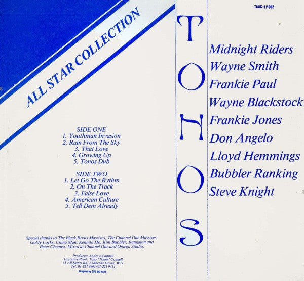Various : Tonos All Star Collection (LP, Comp)