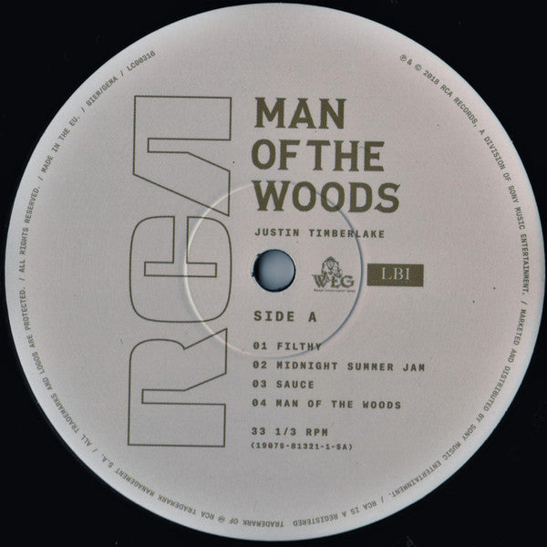 Justin Timberlake : Man Of The Woods (2xLP, Album)