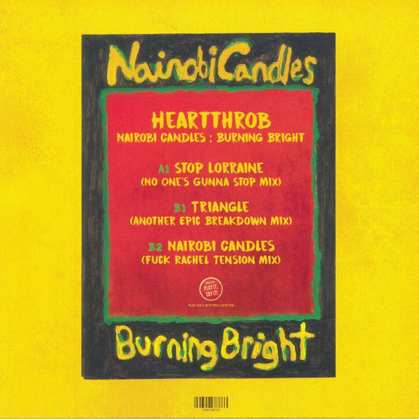 Heartthrob : Nairobi Candles: Burning Bright (12")