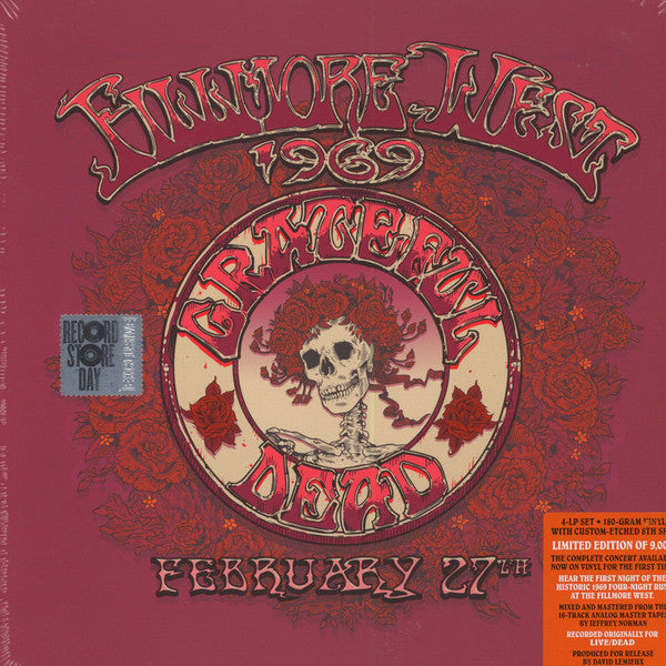 Grateful Dead* : Fillmore West 1969 February 27th (4xLP, Album, Etch, Ltd, 180)