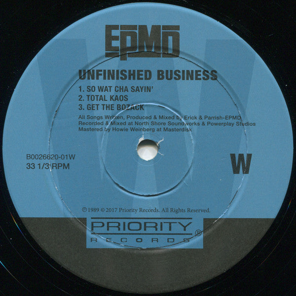 EPMD : Unfinished Business (2xLP, Album, RE)