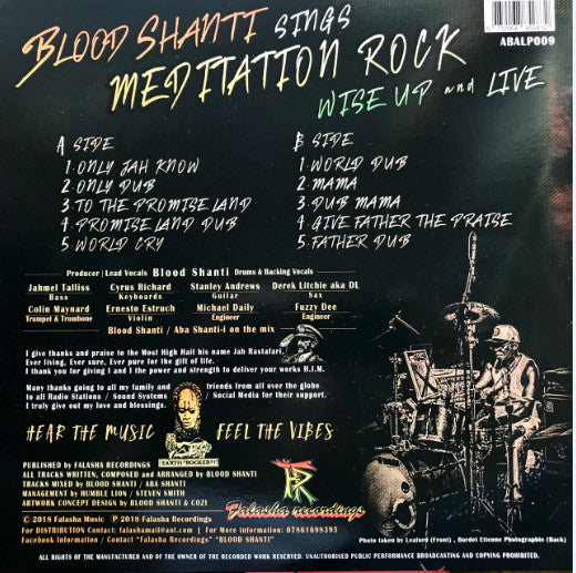 Blood Shanti : Meditation Rock  (LP, Album)