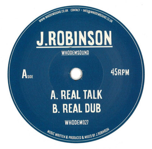 J. Robinson (10) : Real Talk (7")