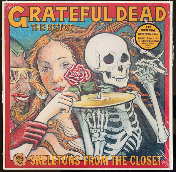 Grateful Dead* : The Best Of The Grateful Dead: Skeletons From The Closet (LP, Comp, Ltd, RE, Whi)