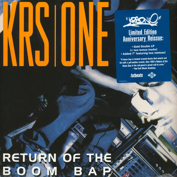 KRS-One : Return Of The Boom Bap (2xLP, Album + 7" + Ltd, RE, Gol)