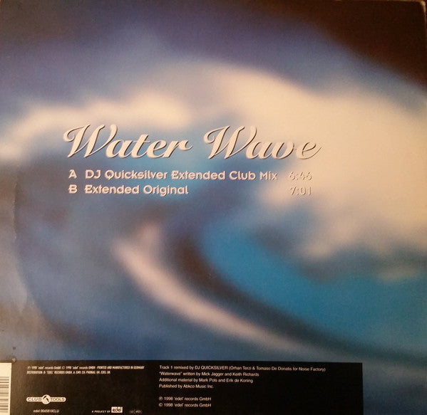 Mark Van Dale With Enrico : Water Wave (12")