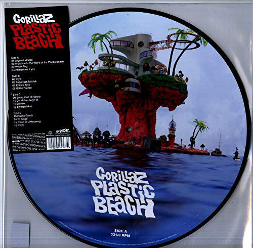 Gorillaz : Plastic Beach (2xLP, Album, Pic, RE)