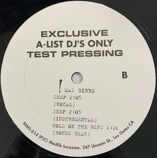 Freddy Gibbs* & Madlib : Thuggin' (12", EP, M/Print)