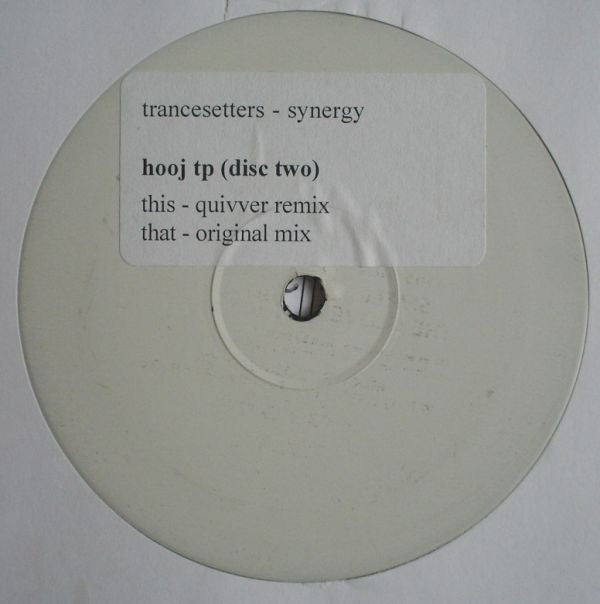 Trancesetters : Synergy (12", TP, W/Lbl, Dis)