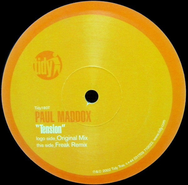 Paul Maddox : Tension (12")