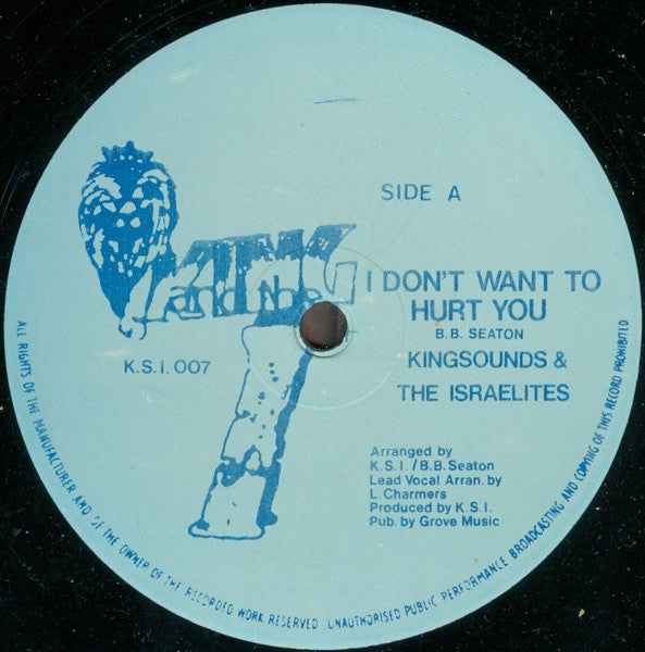 King Sounds And The Israelites : I Don't Want To Hurt You (12", Single)