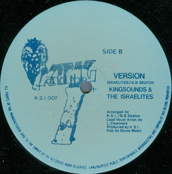 King Sounds And The Israelites : I Don't Want To Hurt You (12", Single)