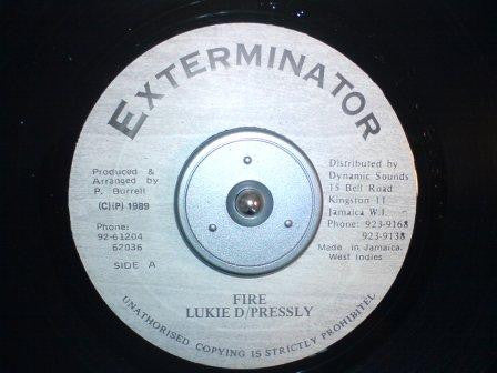 Lukie D & Pressly* : Fire (7")