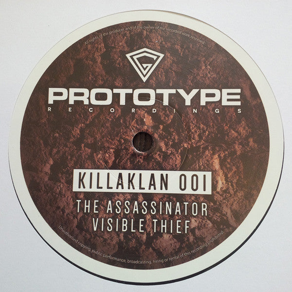 Killaklan 001 : The Assassinator / Visible Thief (12", Single)