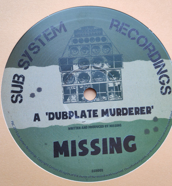 Missing (2) : Dubplate Murderer (10")