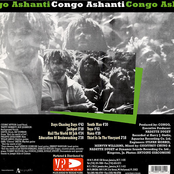 Congo* : Congo Ashanti (LP, Album, RE)