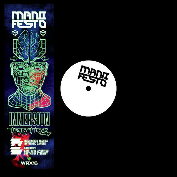 Mani Festo : Immersion Tactics (12", EP, Ltd, W/Lbl)