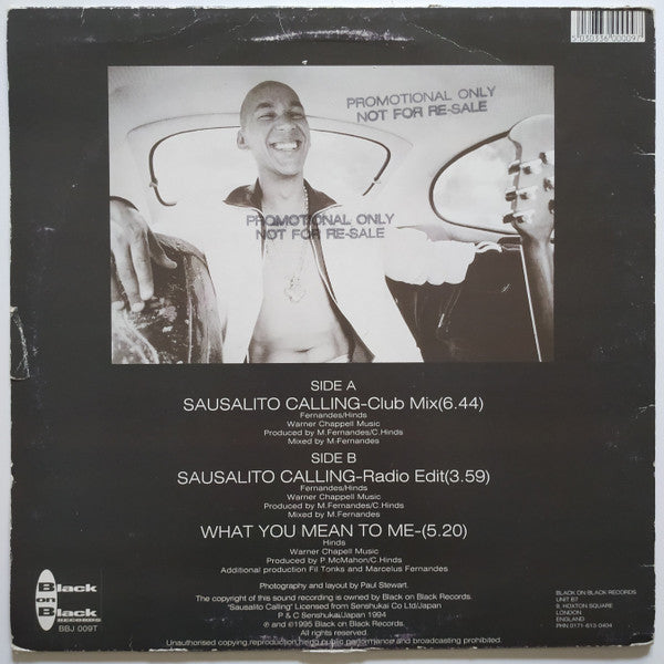 Camelle Hinds : Sausalito Calling (12")