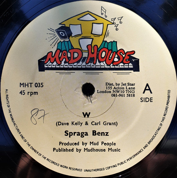 Spragga Benz / Madhouse Crew : W (12")