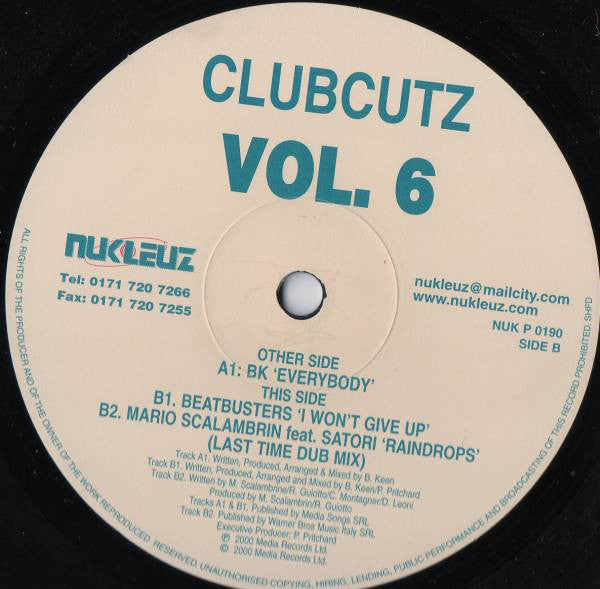 Various : Clubcutz Vol. 6 (12")