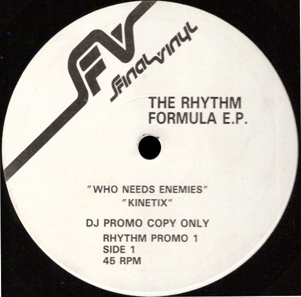 Red Light : The Rhythm Formula E.P. (12", EP, Promo)