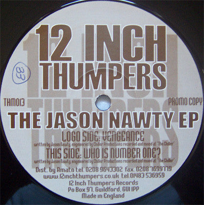 Jason Nawty : The Jason Nawty EP (12", EP, Promo)