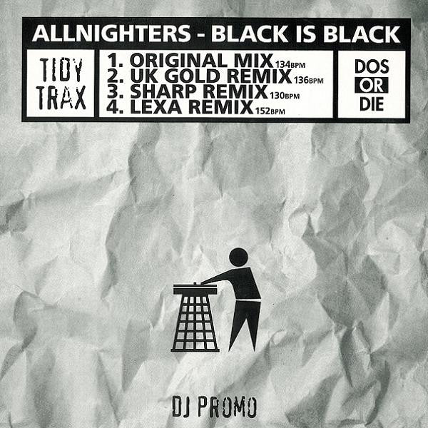 Allnighters : Black Is Black (12", Promo)