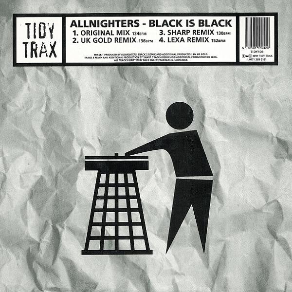 Allnighters : Black Is Black (12", Promo)