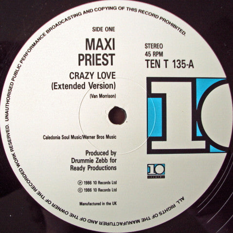 Maxi Priest : Crazy Love (12")